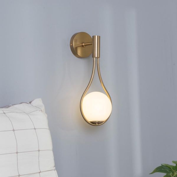 modern led wall lamp for living room bedroom loft stairs led light nordic home decoration bedside glass ball wall light fixtures
modern led wall lamp for living room bedroom loft stairs led light nordic home decoration bedside glass ball wall light fixtures