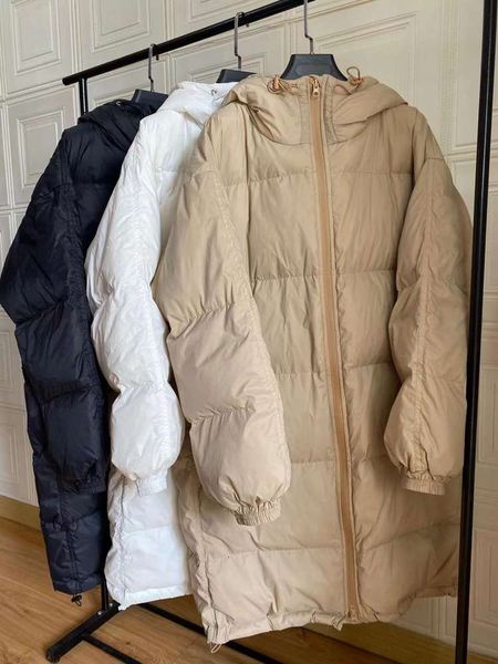 cloth in jiangnan wter same women's hooded loose leisure medium and long down jacket for women, Black
cloth in jiangnan wter same women's hooded loose leisure medium and long down jacket for women, Black