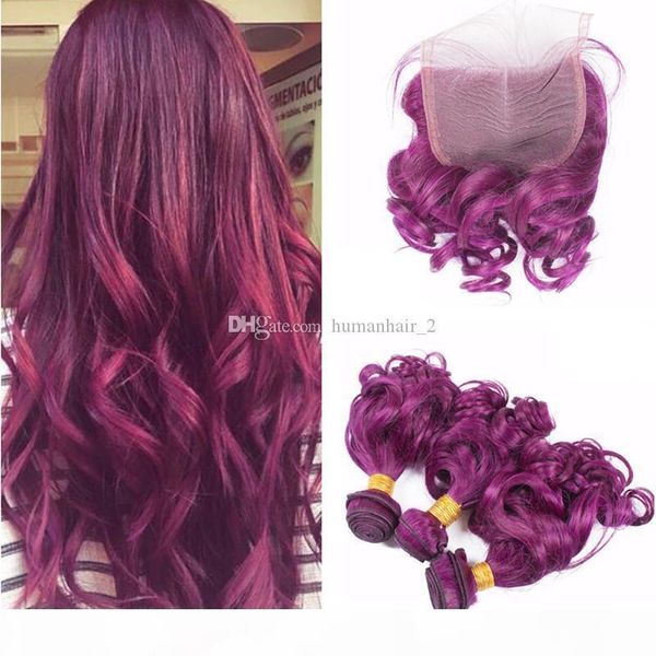 romantic curl new arrive purple human hair with lace closure funmi hair color purple 3bundles with lace closure virgin brazilian hair, Black;brown
romantic curl new arrive purple human hair with lace closure funmi hair color purple 3bundles with lace closure virgin brazilian hair, Black;brown