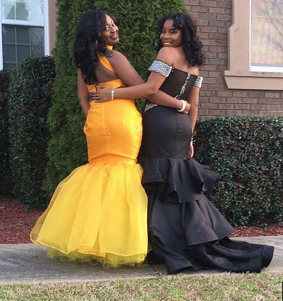 new black 2021 satin mermaid evening beaded off the shoulderruffled prom gowns tiered african formal party es b5m2, Black;red
new black 2021 satin mermaid evening beaded off the shoulderruffled prom gowns tiered african formal party es b5m2, Black;red