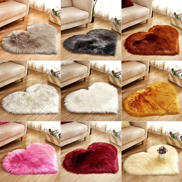 bath mats 40x50cm soft shaggy love heart rugs white blue coffee khaki artificial fur sheepskin hairy carpet pad for bedroom living room
bath mats 40x50cm soft shaggy love heart rugs white blue coffee khaki artificial fur sheepskin hairy carpet pad for bedroom living room