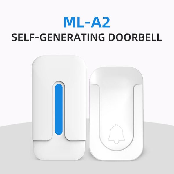 ml-a2 self powered wireless doorbell waterproof smart door bell 100m remote us eu plug home security protection accessories
ml-a2 self powered wireless doorbell waterproof smart door bell 100m remote us eu plug home security protection accessories
