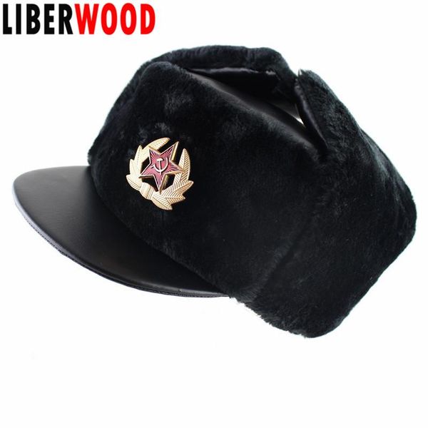 berets soviet and russia cccp star russian national emblem winter hat outdoor ear flaps pu leather bomber cap ussr earmuffs, Blue;gray
berets soviet and russia cccp star russian national emblem winter hat outdoor ear flaps pu leather bomber cap ussr earmuffs, Blue;gray