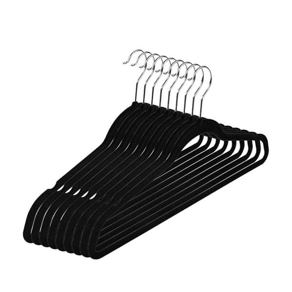 15pcs useful non-slip flocked hangers clothes hangers shirts sweaters dress hanger hook drying rack (black)
15pcs useful non-slip flocked hangers clothes hangers shirts sweaters dress hanger hook drying rack (black)