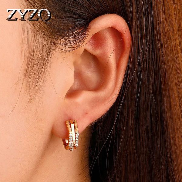 hoop & huggie zyzq trendy metal polygonal ear buckles for woman geometric inlaid rhinestone jewelry gashion party beautiful accessories, Golden;silver 
hoop & huggie zyzq trendy metal polygonal ear buckles for woman geometric inlaid rhinestone jewelry gashion party beautiful accessories, Golden;silver