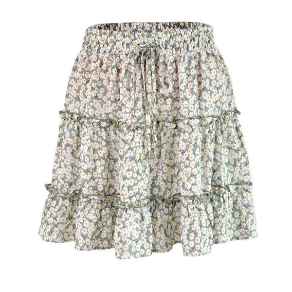 woman skirts floral print ruffled a-line skirt women summer elastic high waist short skirt women beach a-line mini skirt, Gray
woman skirts floral print ruffled a-line skirt women summer elastic high waist short skirt women beach a-line mini skirt, Gray