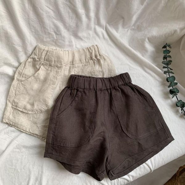 shorts wlg boys girls solid kids trousers summer beige brown cotton linen for 1-7 years, Black
shorts wlg boys girls solid kids trousers summer beige brown cotton linen for 1-7 years, Black