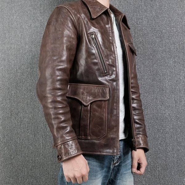 men's leather & faux yr.2021 brown luxury batik horsehide jacket,sboy clothes,man quality vintage genuine coat,, Black
men's leather & faux yr.2021 brown luxury batik horsehide jacket,sboy clothes,man quality vintage genuine coat,, Black
