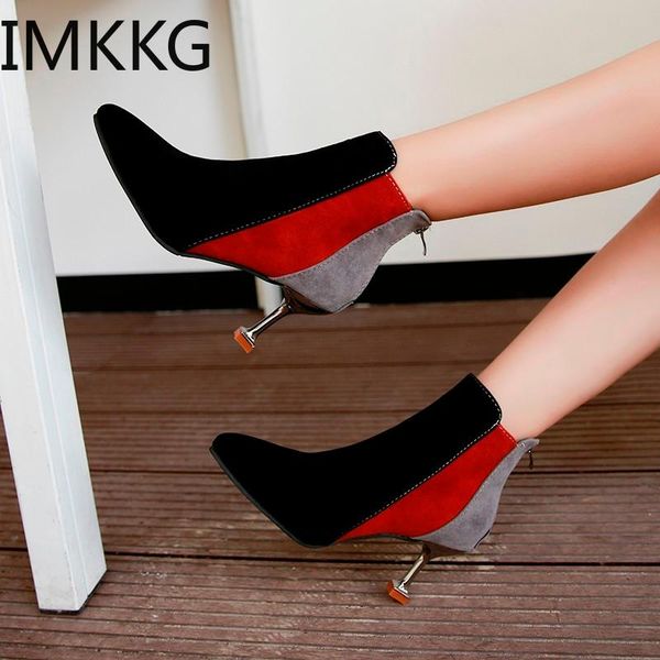 boots 2021 women winter woman thin high heels ankle office ladies pumps female shoes bota feminina a00337, Black
boots 2021 women winter woman thin high heels ankle office ladies pumps female shoes bota feminina a00337, Black