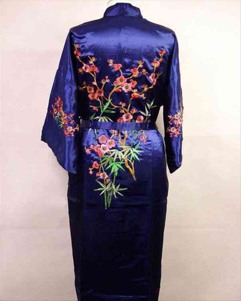 black chinese womens satin silk embroidery robe kimono bath gown flower size s l xl xxl xxxl w3s002, Black;red
black chinese womens satin silk embroidery robe kimono bath gown flower size s l xl xxl xxxl w3s002, Black;red