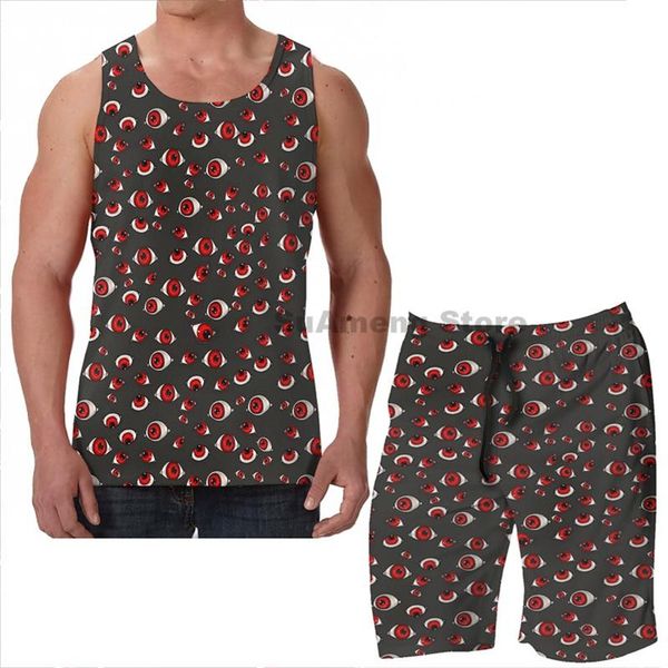 men's tracksuits summer funny print men tank women hellsing eyes beach shorts sets fitness vest, Gray
men's tracksuits summer funny print men tank women hellsing eyes beach shorts sets fitness vest, Gray