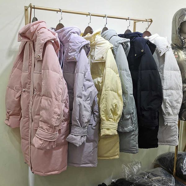 down et women's middle long thickened winter korean loose waist show thin 90 white down fashion coat
down et women's middle long thickened winter korean loose waist show thin 90 white down fashion coat