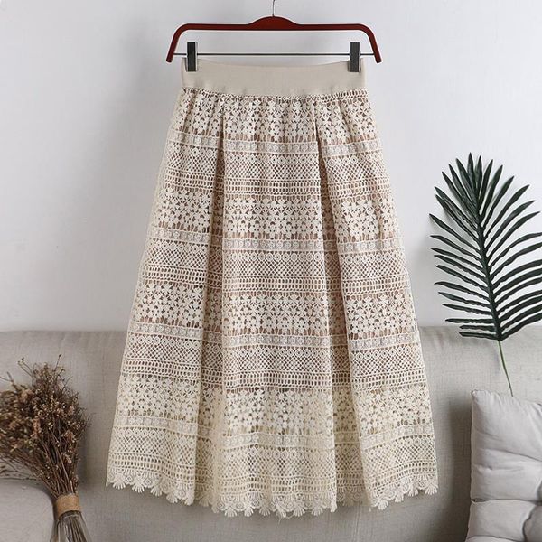 skirts autumn winter mori girl style high waist skirt a-line thin zipper lace crochet hollow embroidery mid-length woman, Black
skirts autumn winter mori girl style high waist skirt a-line thin zipper lace crochet hollow embroidery mid-length woman, Black