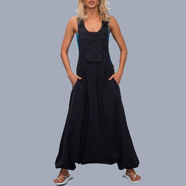 women's jumpsuits & rompers 2021 fashion jumpsuit women casual loose solid color romper drop crotch baggy sleeveless plus size white se, Black;white
women's jumpsuits & rompers 2021 fashion jumpsuit women casual loose solid color romper drop crotch baggy sleeveless plus size white se, Black;white