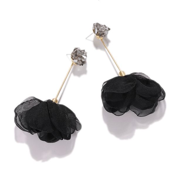za same simple hard yarn woven diamond new fashion street shooting party show earrings, Silver
za same simple hard yarn woven diamond new fashion street shooting party show earrings, Silver