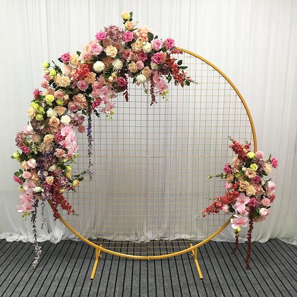 decorative flowers & wreaths flone artificial wedding arch floral decoration metal grid ceremony backdrop stand silk fake decor
decorative flowers & wreaths flone artificial wedding arch floral decoration metal grid ceremony backdrop stand silk fake decor