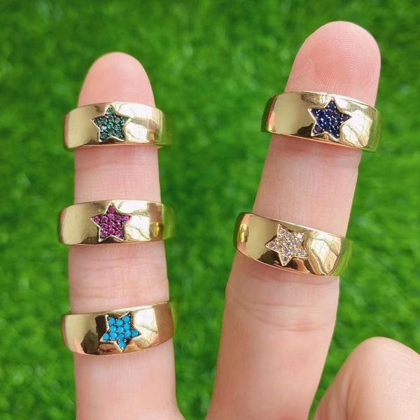 5pcs 2021 trendy star moon gold copper zircon rings adjustable rainbow cz crystal ring jewelry gift for women, Silver
5pcs 2021 trendy star moon gold copper zircon rings adjustable rainbow cz crystal ring jewelry gift for women, Silver