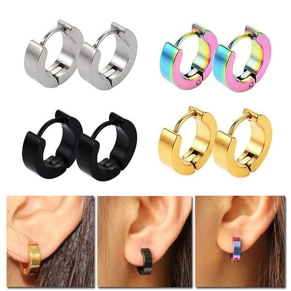 small hoop earring color laser stainless steel earrings for women vintage round circle ear rings accessories, Golden;silver
small hoop earring color laser stainless steel earrings for women vintage round circle ear rings accessories, Golden;silver