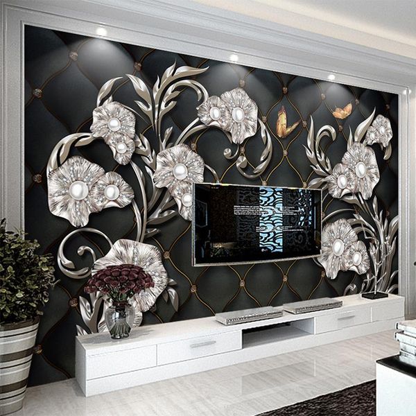 wallpapers drop european style luxury wallpaper 3d stereo flower jewelry po mural el wall home decor
wallpapers drop european style luxury wallpaper 3d stereo flower jewelry po mural el wall home decor