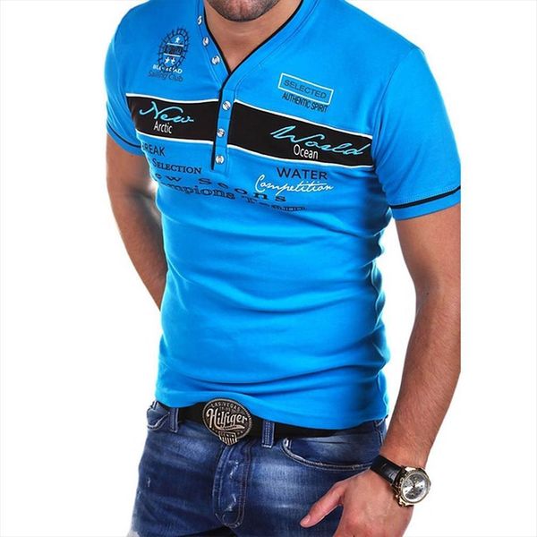 summer wear cotton shirt mens polos tees slim fit short sleeve shirts casual v neck letter printed for man, White;black
summer wear cotton shirt mens polos tees slim fit short sleeve shirts casual v neck letter printed for man, White;black