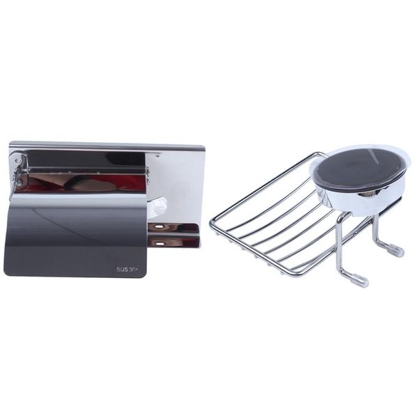1 pcs super powerful vacuum suction soap dish sponge holder & 1 pcs kitchen accessory (soap dish) toilet paper holder
1 pcs super powerful vacuum suction soap dish sponge holder & 1 pcs kitchen accessory (soap dish) toilet paper holder