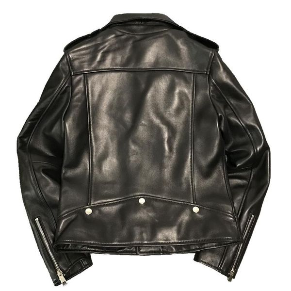 women's leather & faux women classic motorcycle biker genuine jacket short slim fit real sheepskin coat female spring autumn casual pun, Black
women's leather & faux women classic motorcycle biker genuine jacket short slim fit real sheepskin coat female spring autumn casual pun, Black