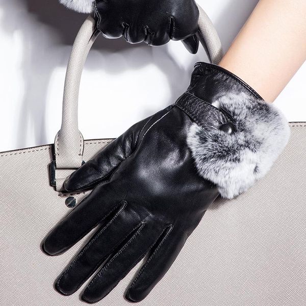 five fingers gloves real sheepskin rex fur women' genuine leather glove winter warm fashion style natural fluffy mittens s2463, Blue;gray
five fingers gloves real sheepskin rex fur women' genuine leather glove winter warm fashion style natural fluffy mittens s2463, Blue;gray