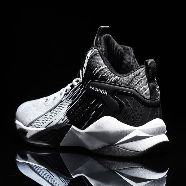 women and men's sneakers comfortable running shoes summer breathable basketball sport casual gym high-men, Black
women and men's sneakers comfortable running shoes summer breathable basketball sport casual gym high-men, Black