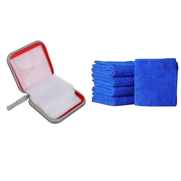 car sponge 1x 40 cd dvd disc storage carry case red & 5 x fiber square absorb water without lint use wash daily towel
car sponge 1x 40 cd dvd disc storage carry case red & 5 x fiber square absorb water without lint use wash daily towel