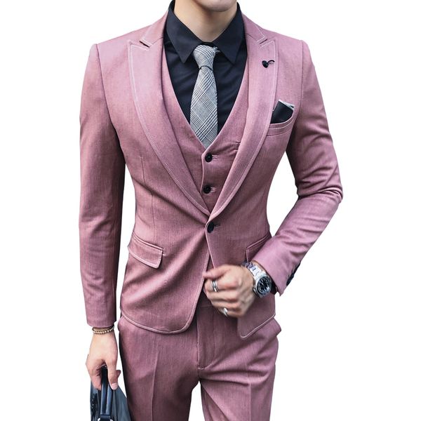 2021 new (jacket waistcoat + waistcoat) male wedding suit blazers fine fit suits for man formal business black classic pink party cfky, White;black
2021 new (jacket waistcoat + waistcoat) male wedding suit blazers fine fit suits for man formal business black classic pink party cfky, White;black