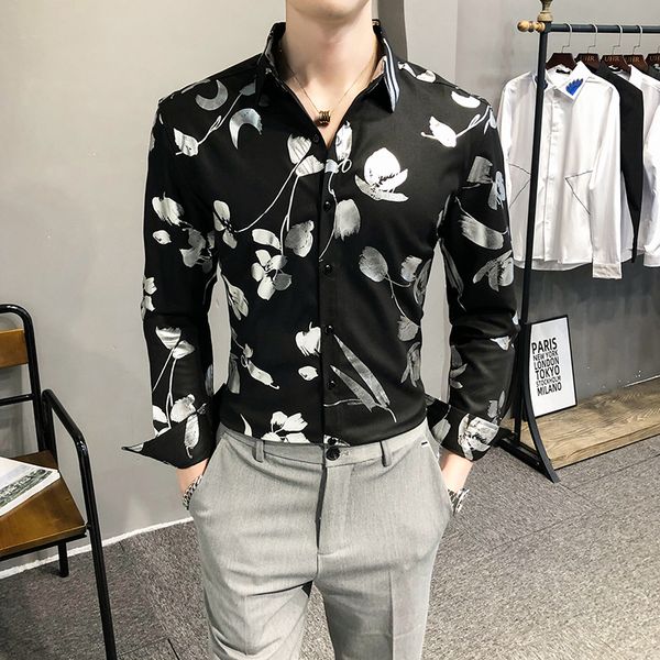 mode tan floral shirts tuxedo for men's clothes spring 2021 new thin casual fit long sleeve homme 3xl u66q, White;black
mode tan floral shirts tuxedo for men's clothes spring 2021 new thin casual fit long sleeve homme 3xl u66q, White;black