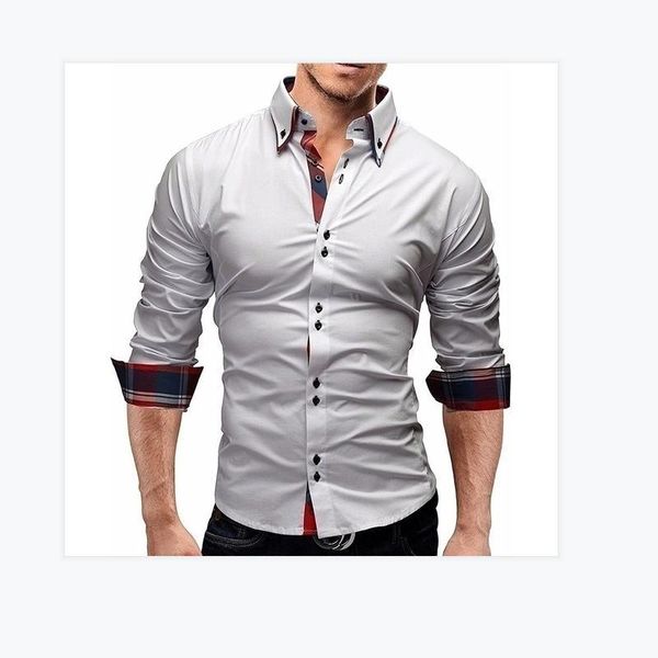 men's casual shirts black satin luxury dress 2021 silk smooth men tuxedo shirt slim fit wedding party prom chemise homme, White;black
men's casual shirts black satin luxury dress 2021 silk smooth men tuxedo shirt slim fit wedding party prom chemise homme, White;black