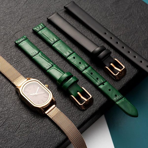 watch bands 10mm strap for women ladies design watchband green black genuine leather band bracelets with rose gold buckle, Black;brown
watch bands 10mm strap for women ladies design watchband green black genuine leather band bracelets with rose gold buckle, Black;brown