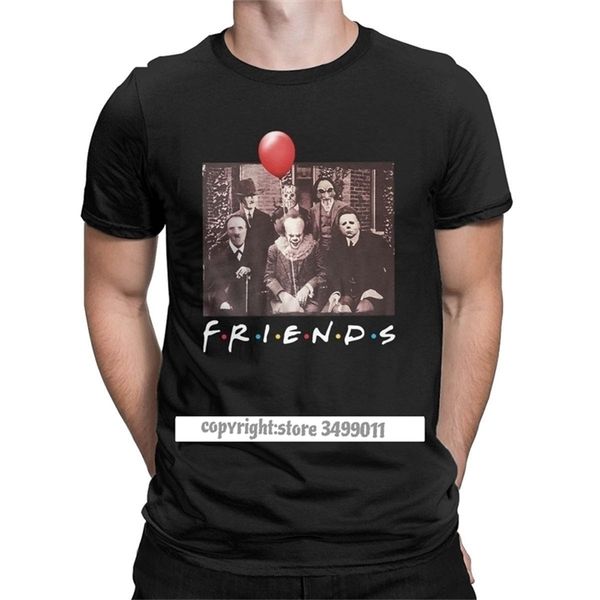 horror friends tee shirt pennywise michael myers jason voorhees halloween men tshirt unique cotton summer clothing 210714, White;black
horror friends tee shirt pennywise michael myers jason voorhees halloween men tshirt unique cotton summer clothing 210714, White;black