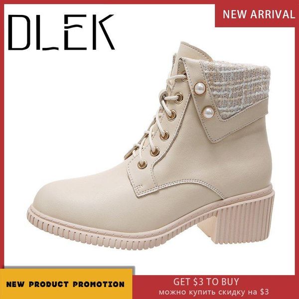 boots dlek aristocratic wind square heel elegant ladies party pearl decoration ankle women all seasons white lace-up shoes, Black
boots dlek aristocratic wind square heel elegant ladies party pearl decoration ankle women all seasons white lace-up shoes, Black