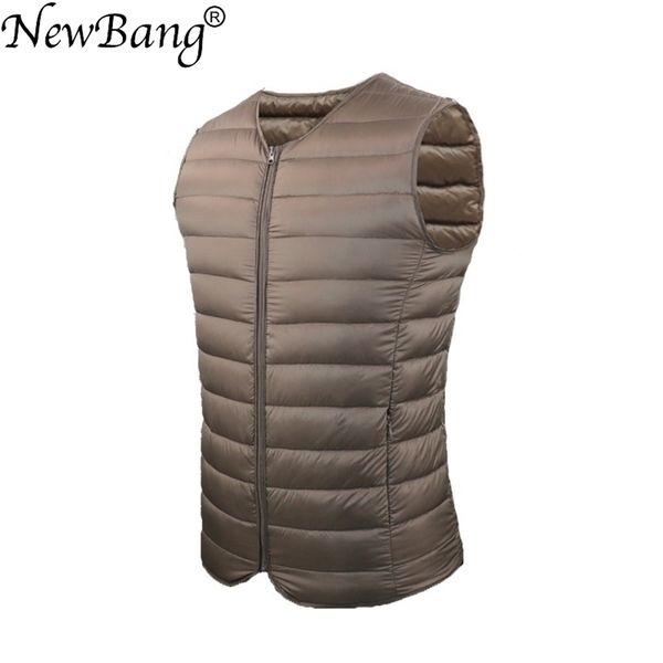 bang men down vest ultra light down vest portable v-neck sleeveless coat man winter without collar warm liner 211110, Black
bang men down vest ultra light down vest portable v-neck sleeveless coat man winter without collar warm liner 211110, Black