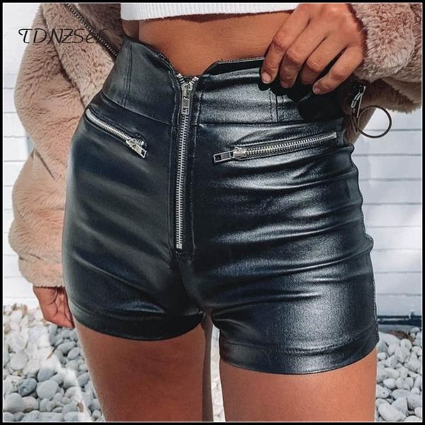 women's shorts high waist pu leather women streetwear punk ladies zipper moto biker skinny summer beach slim mini, White;black
women's shorts high waist pu leather women streetwear punk ladies zipper moto biker skinny summer beach slim mini, White;black