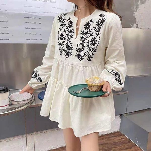 casual dresses boho dress retro vintage floral embroidery designer shirt full sleeve spring autumn vestido de mujer, Black;gray
casual dresses boho dress retro vintage floral embroidery designer shirt full sleeve spring autumn vestido de mujer, Black;gray