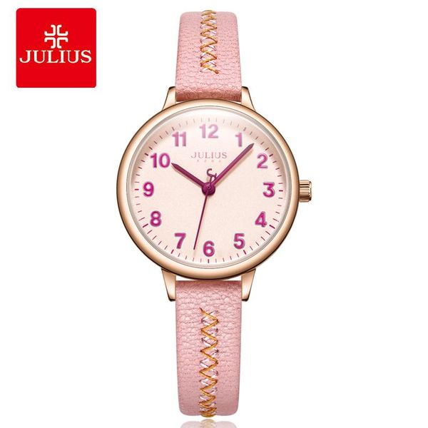 wristwatches 2021 watch julius young girls pink leather strap clock ladies arabic index casual women's simple designer montre ja-1073, Slivery;brown
wristwatches 2021 watch julius young girls pink leather strap clock ladies arabic index casual women's simple designer montre ja-1073, Slivery;brown