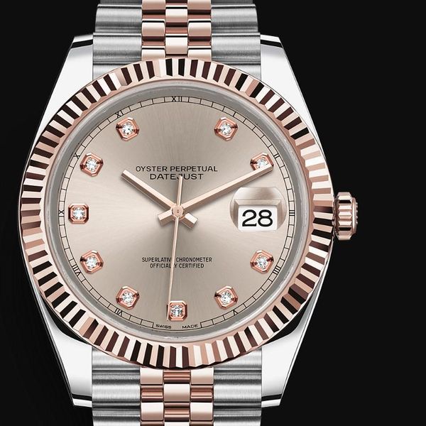 wristwatches men's automatic mechanical watch 126331 stainless steel eta2813 movement 1:1 version diamonds dial watches, Slivery;brown
wristwatches men's automatic mechanical watch 126331 stainless steel eta2813 movement 1:1 version diamonds dial watches, Slivery;brown