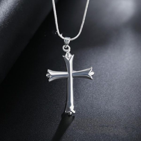 chains 925 sterling silver men's friend gift jewelry cross necklace personality snake chain 18/20/22/24 inch party
chains 925 sterling silver men's friend gift jewelry cross necklace personality snake chain 18/20/22/24 inch party