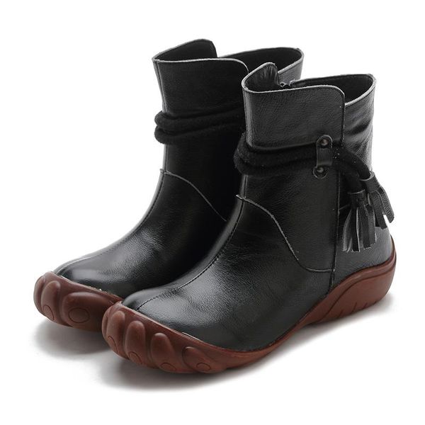boots ethnic vintage designer women boot split leather sewing tassel solid thick heel platform casual retro shoes ladies female winter, Black
boots ethnic vintage designer women boot split leather sewing tassel solid thick heel platform casual retro shoes ladies female winter, Black