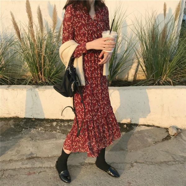 casual dresses women spring long floral basic dress v-neck bodycon chiffon vestidos elegant streetwear robe femme sukienki, Black;gray
casual dresses women spring long floral basic dress v-neck bodycon chiffon vestidos elegant streetwear robe femme sukienki, Black;gray