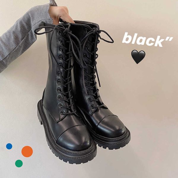 street smartin boots 2021 new fall korean version plus velvet retro british thick thin black boot shoes woman y0914
street smartin boots 2021 new fall korean version plus velvet retro british thick thin black boot shoes woman y0914