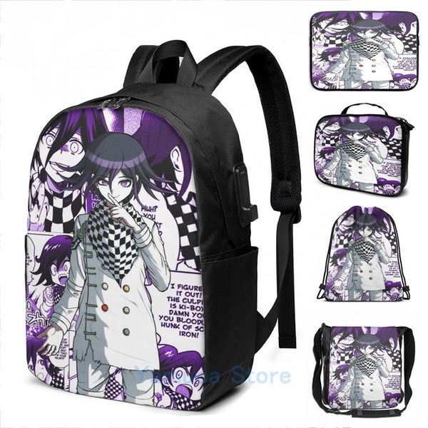 backpack funny graphic print kokichi ouma manga (but purple) usb charge men school bags women bag travel laptop
backpack funny graphic print kokichi ouma manga (but purple) usb charge men school bags women bag travel laptop