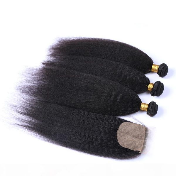 9a mongolian kinky straight 4*4 silk base closure with bundles 3pcs italian coarse yaki virgin human hair with silk closure 4pcs lot, Black
9a mongolian kinky straight 4*4 silk base closure with bundles 3pcs italian coarse yaki virgin human hair with silk closure 4pcs lot, Black
