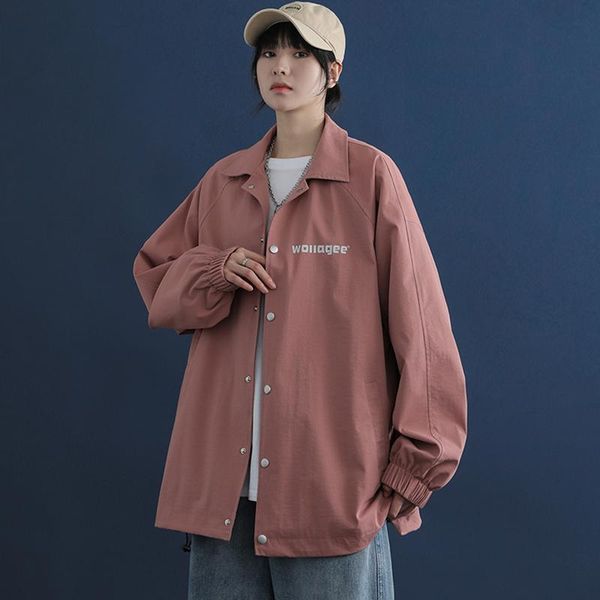 women's jackets 2021 jacket female autumn and winter korean version of loose vintage solid student ins baseball uniform tide woman clot, Black;brown
women's jackets 2021 jacket female autumn and winter korean version of loose vintage solid student ins baseball uniform tide woman clot, Black;brown