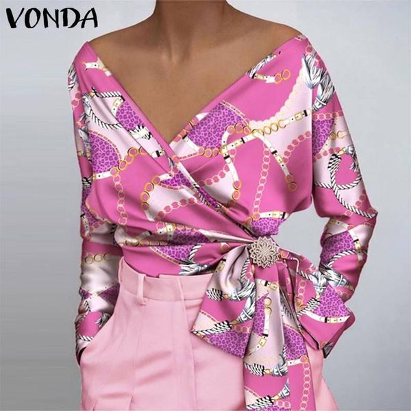 women's blouses & shirts 2022 vonda women autumn vintage floral printed 3 colors bow-knot long sleeve party v neck chemise blusas, White
women's blouses & shirts 2022 vonda women autumn vintage floral printed 3 colors bow-knot long sleeve party v neck chemise blusas, White