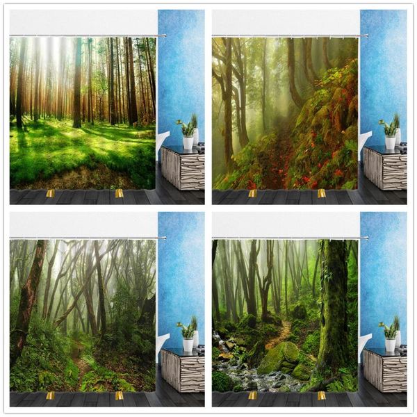 shower curtains natural landscape summer autumn forest green plant 3d bathroom home decor waterproof polyester cloth curtain set
shower curtains natural landscape summer autumn forest green plant 3d bathroom home decor waterproof polyester cloth curtain set
