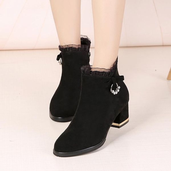 boots crystal zip women black fashion flock ankle female spring autumn shoes for botas woman high heels
boots crystal zip women black fashion flock ankle female spring autumn shoes for botas woman high heels